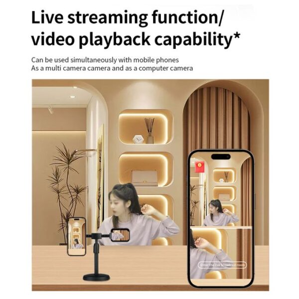 4K CCD Digital Camera 64MP Digital Video Camera - White