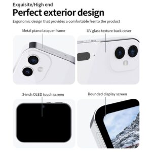 4K CCD Digital Camera 64MP Digital Video Camera - White