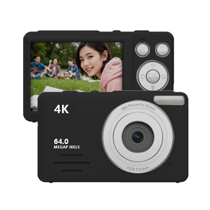 4K HD Digital Camera Self-Timer Travel Camera Student Kids Card Camera