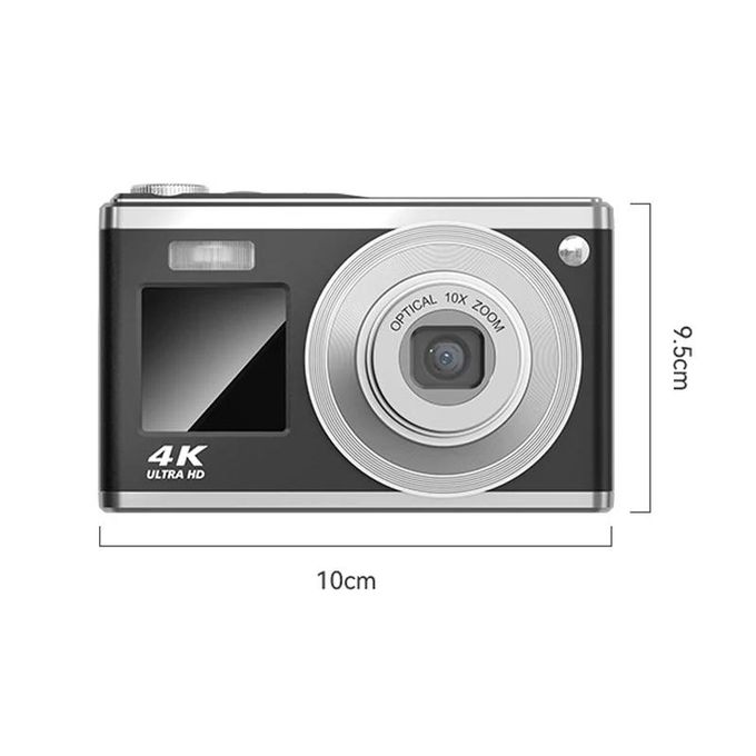4K HD Optical Zoom Digital Camera 60MP Dual Screen Selfie Camera