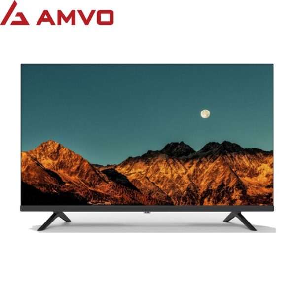 AMVO LES3220W 32" Digital Satellite Frameless HD LED TV - HDMI - USB - Black