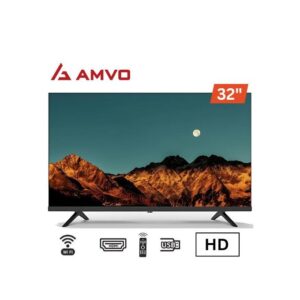 AMVO LSS3201W 32” Frameless Android Smart HD LED TV - Black (1YR WRTY)