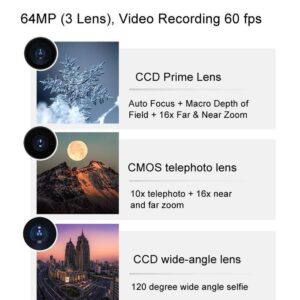 D6 CCD HD Digital Camera Movie Music Smart Camera Touch Screen Student Card Video Recorder