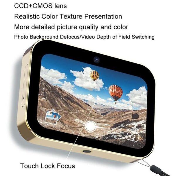 D6 CCD HD Digital Camera Movie Music Smart Camera Touch Screen Student Card Video Recorder