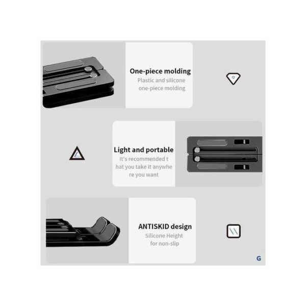 EAGEAT 10 Speed Adjustable Laptop Stand+phone Stand