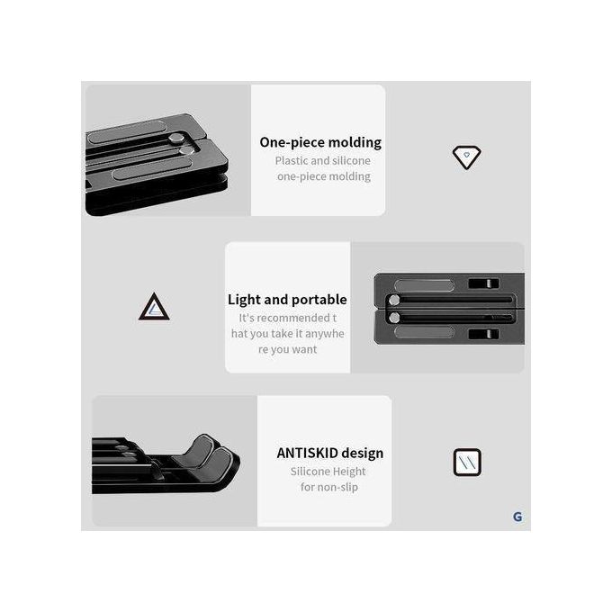 EAGEAT 10 Speed Adjustable Laptop Stand+phone Stand