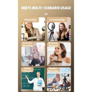 F11-2 Double Wireless Microphone For iPhones, Android and Laptops