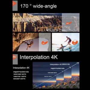 F60 2.0 inch Screen WiFi Sport Action Camera - Silver