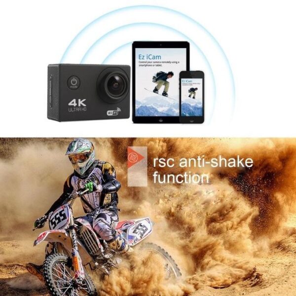 F60 2.0 inch Screen WiFi Sport Action Camera - Silver