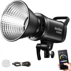 Godox SL60IIBi 75W Bi-Color LED Video Light 2800K–6500K Bowens Mount APP Control-Black