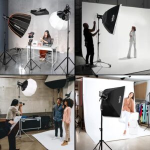 Godox SL60IIBi 75W Bi-Color LED Video Light 2800K–6500K Bowens Mount APP Control-Black