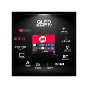 Itel QLED Frameless Smart TV (L-Series) - Black