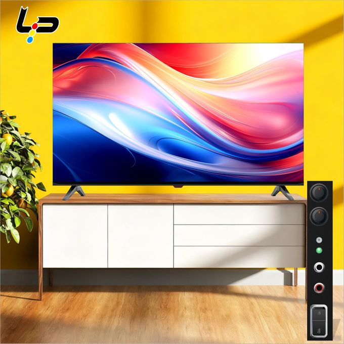LP Smart TV 32 Inch, Android 14.0 System, 1+8G, Frameless Design, 1366×768 HD, WiFi, 2 HDMI 2 USB Ports + 1 year warranty - Black