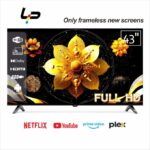 LP Smart TV 43 inches - Frameless - Full HD image - Android 14.0 - 1+8G - WiFi - Ideal for living room/family - Digital TV tuner