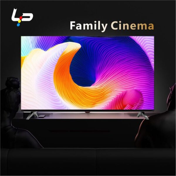 LP Smart TV 43 inches - Frameless - Full HD image - Android 14.0 - 1+8G - WiFi - Ideal for living room/family - Digital TV tuner