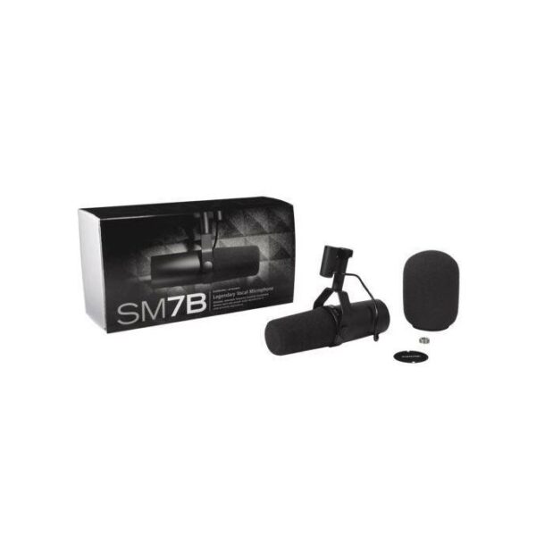 SM7B Professional Streaming Podcast PC Microphone Studio Cardioid Condenser Mic , Studio Microphone Cardioid Dynamic CloseTalk Microphone Vocals Recording