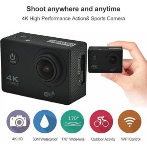 WIFI Waterproof Action 4K camera Ultra Diving 60PFS Camera Helmet bicycle Cam underwater Sports 1080P Camera