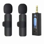 Wireless 3.5mm Lavalier Microphone Intelligent Noise Reduction Mic for Camera Speaker Computer Live Broadcast Recording Mic