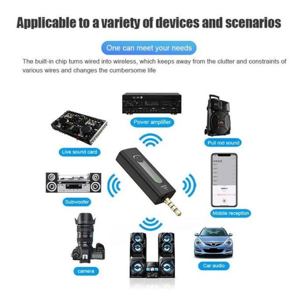 Wireless 3.5mm Lavalier Microphone Intelligent Noise Reduction Mic for Camera Speaker Computer Live Broadcast Recording Mic
